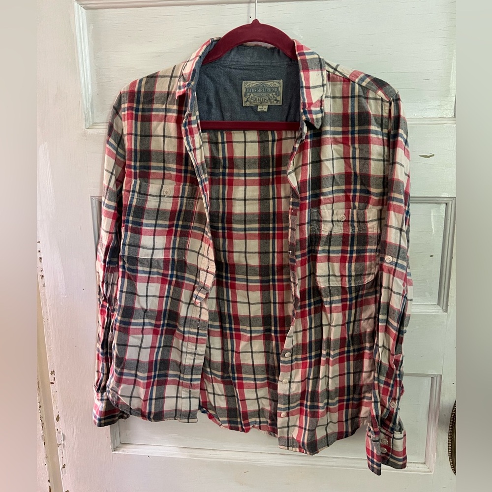 ☀️Jachs Girlfriend Flannel Button down